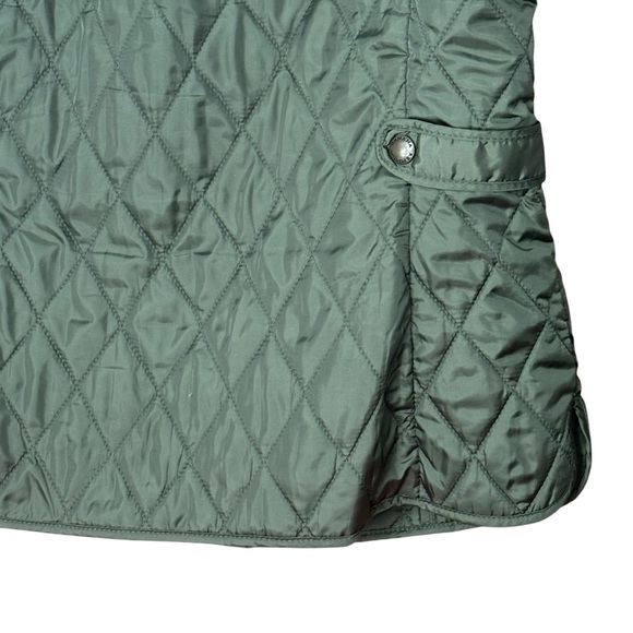 Quilted Green Women's Vest - Picture 5 of 7